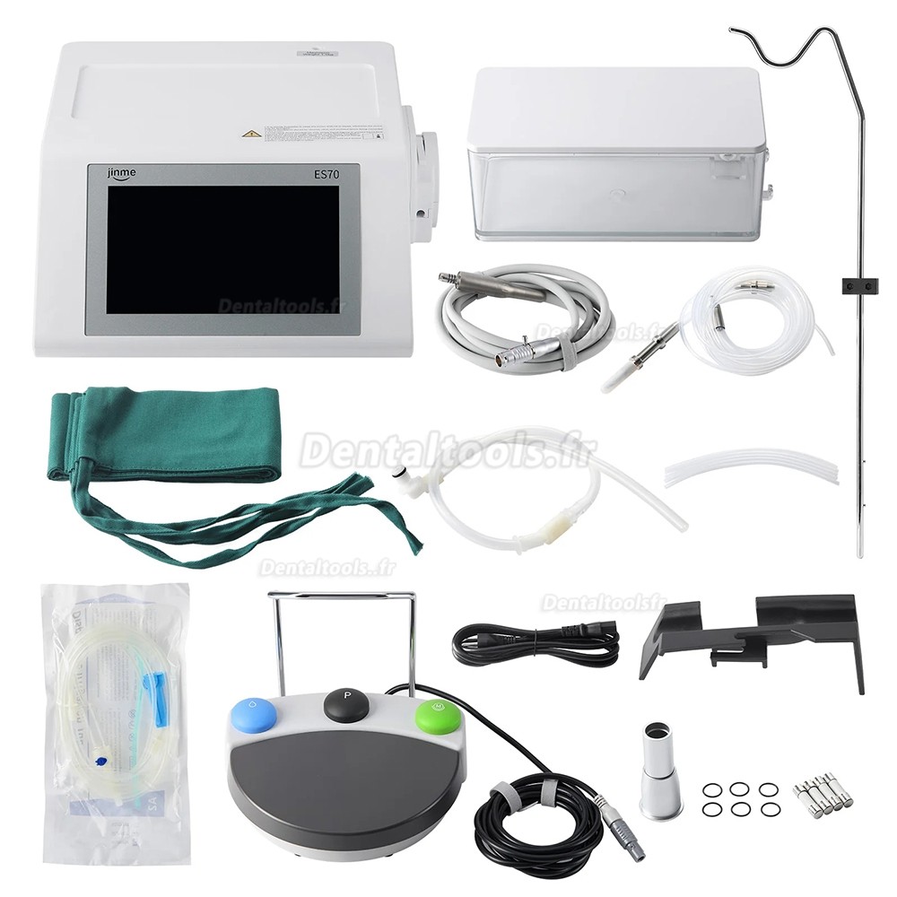 Jinme ES70 syst&egrave;me chirurgical motoris&eacute; pour pose d'implant et chirurgie orale avec 4 contre-angles